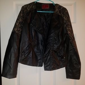 Women leather jacket